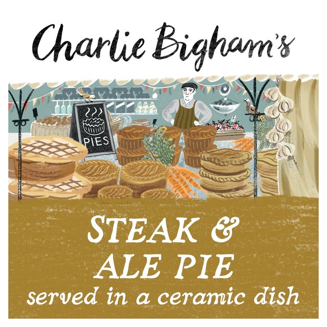 Charlie Bigham’s Steak & Ale Ceramic Pie For 1, 300g
