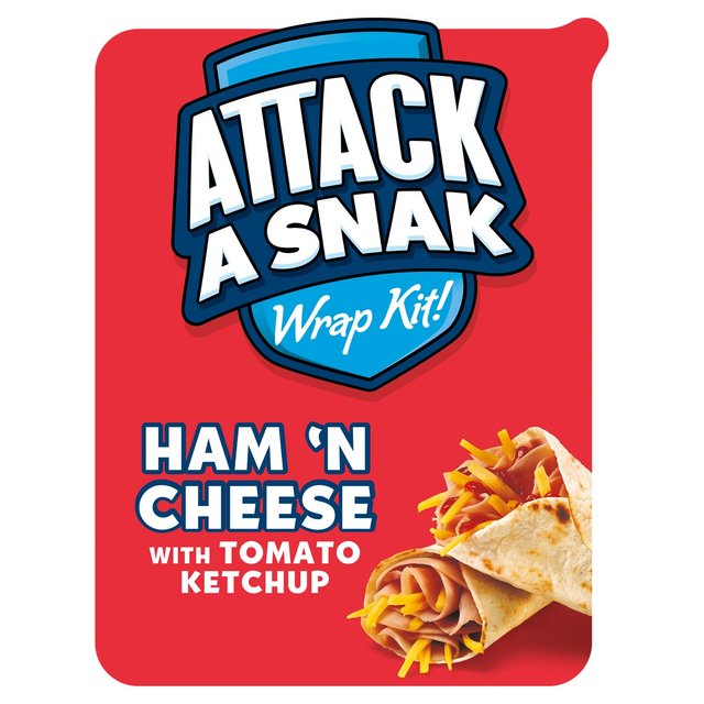 Attack A Snak Ham & Cheese Wrap, 86g