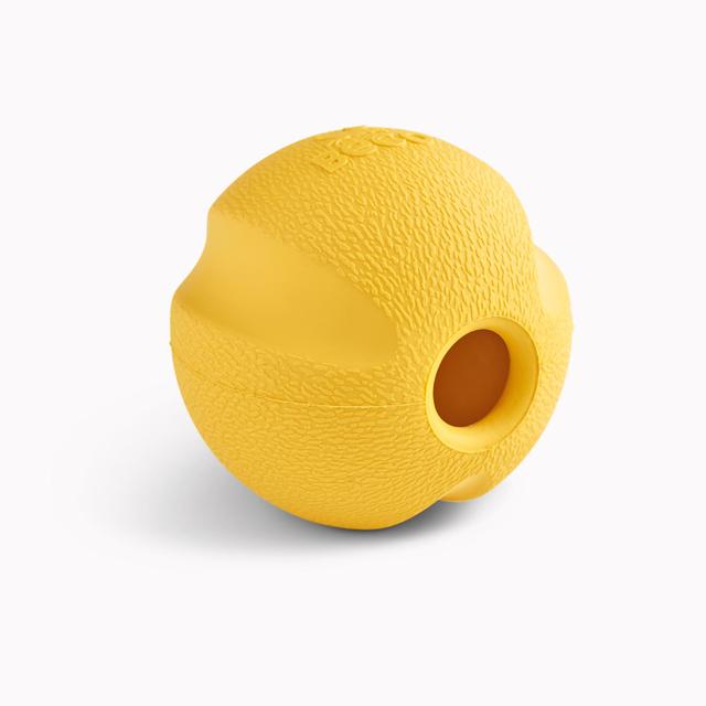 Beco Pets Beco Natural Rubber Fetch Ball, Yellow
