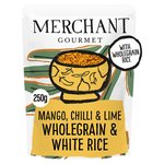 Merchant Gourmet Mango, Chilli & Lime Wholegrain & White Microwave Rice 