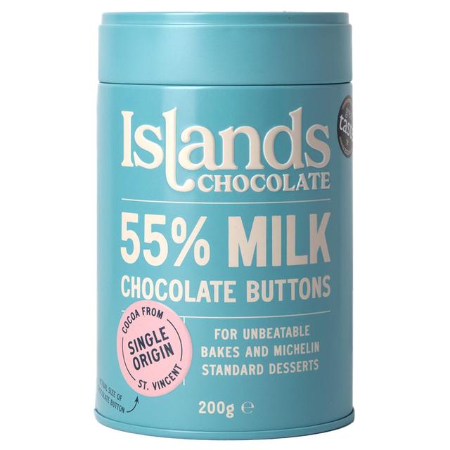 Islands Chocolate 55% Milk Chocolate Buttons, 200g