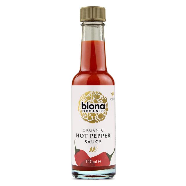 Biona Hot Pepper Sauce Organic, 140ml