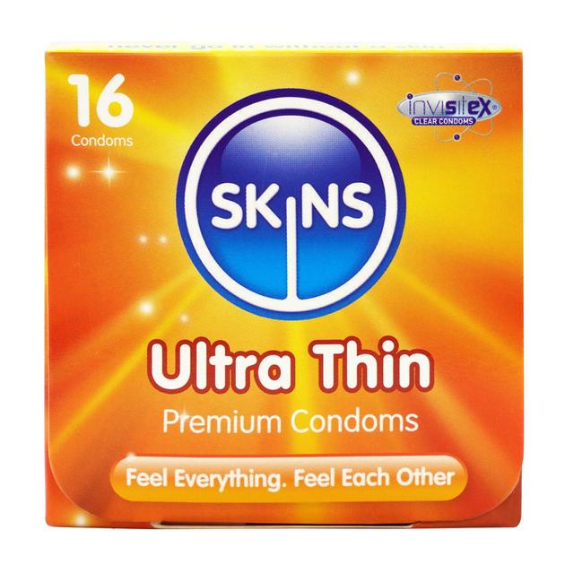Skins Ultra Thin Condoms, 16 per Pack
