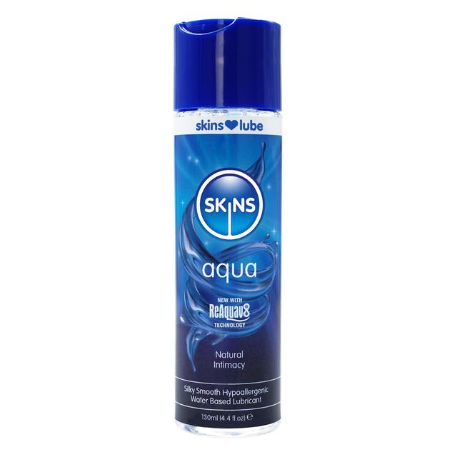Skins Aqua Water Based Lubricant, 130ml