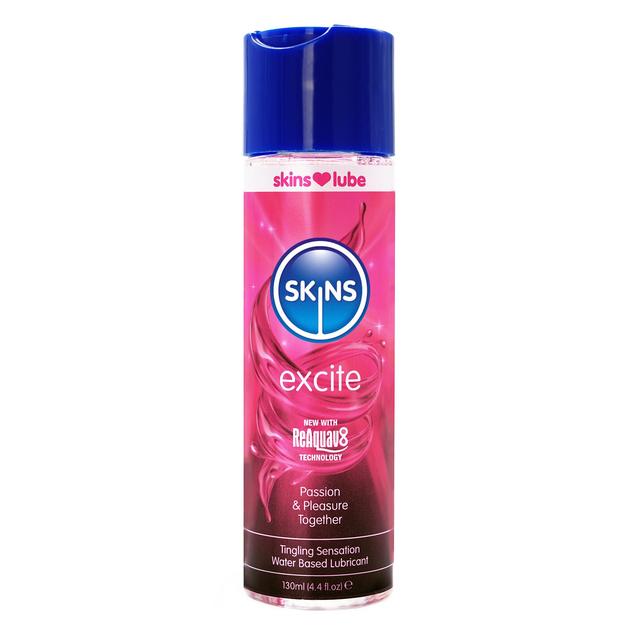 Skins Excite Tingling Water Based Lubricant, 130ml