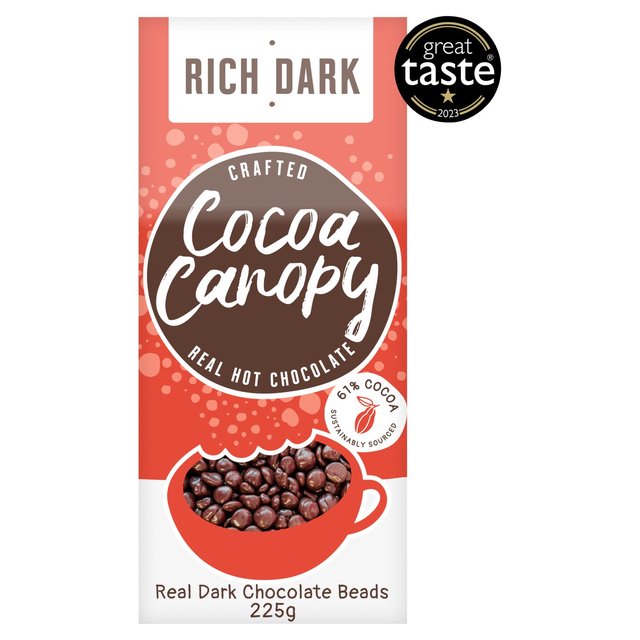 Cocoa Canopy Rich Dark Crafted Hot Chocolate Beads, 225g