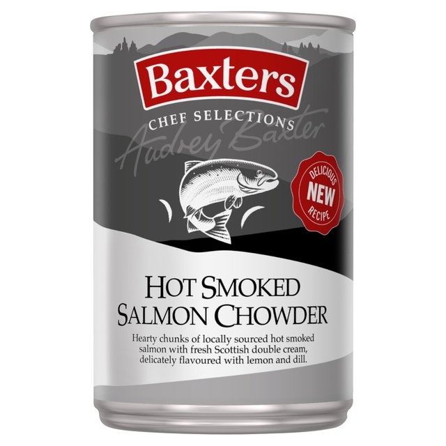 Baxters Luxury Hot Smoked Salmon Chowder, 6 per Pack