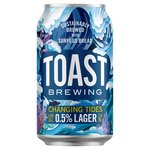 Toast Brewing Changing Tides 0.5% Lager