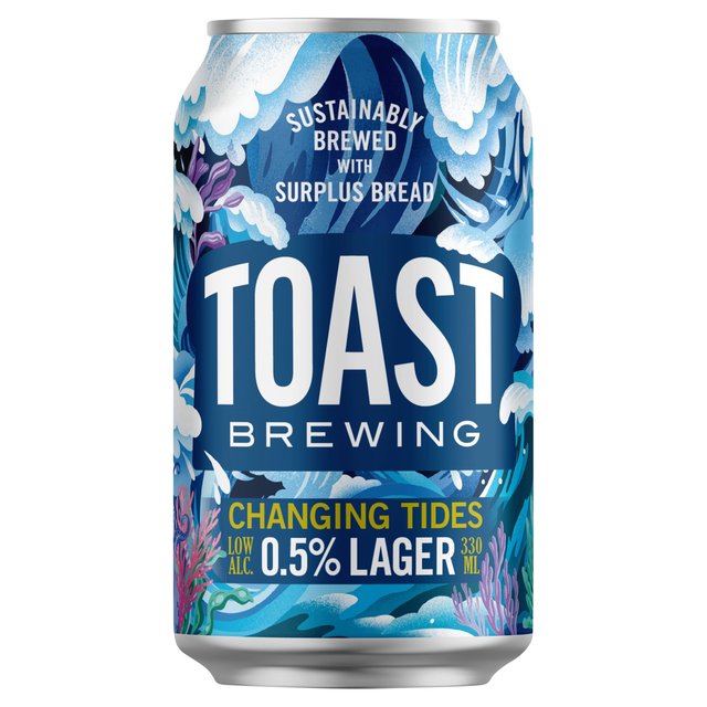 Toast Ale Toast Brewing Changing Tides 0.5% Lager, 330ml