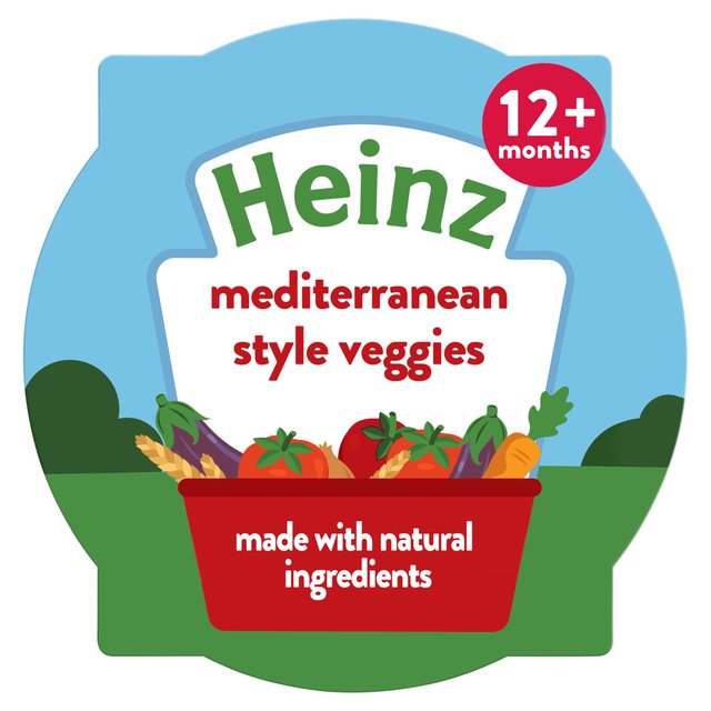 Heinz Mediterranean Style Veggies Baby Food Tray 1+ Year, 200g