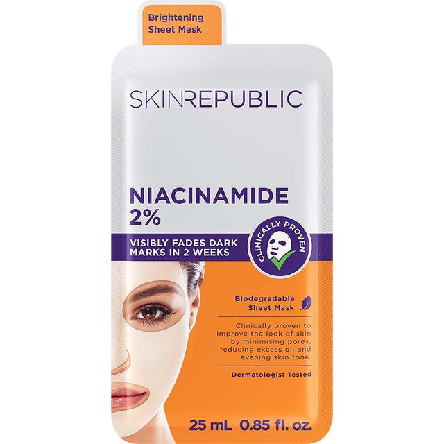 Skin Republic Biodegradable Niacinamide 2% Face Mask, 25ml