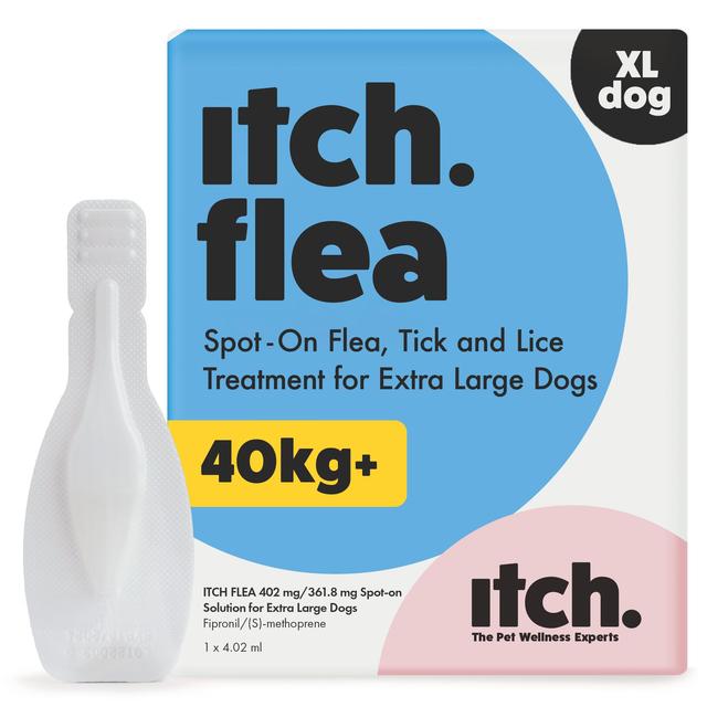 Itch Flea & Tick Spot On Treatment For Extra Large Dogs, 40kg+