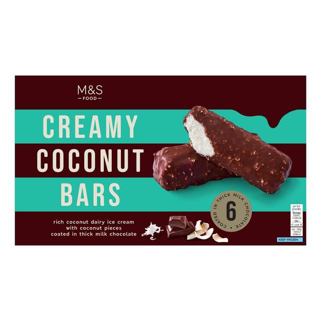 M & S Creamy Coconut Bars, 6 x 300ml