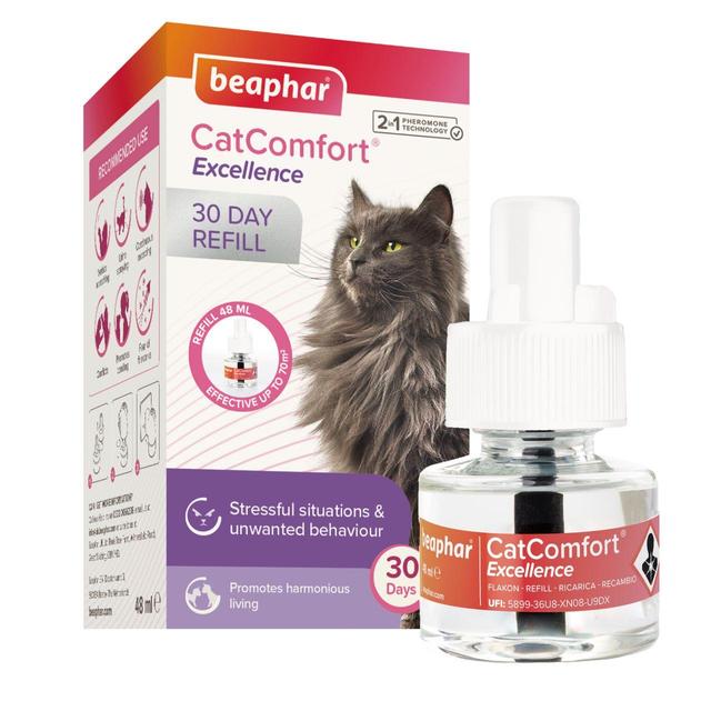 Beaphar CatComfort Excellence Calming Diffuser Refill for Cats, 3 per Pack