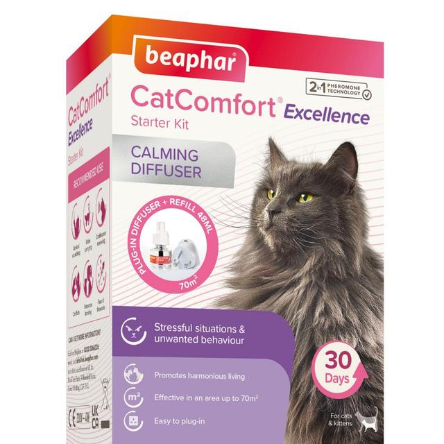 Beaphar CatComfort Excellence Calming Diffuser for Cats, 3 per Pack