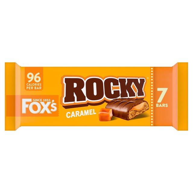 Fox’s Rocky Caramel Biscuit Bars, 7 x 19g
