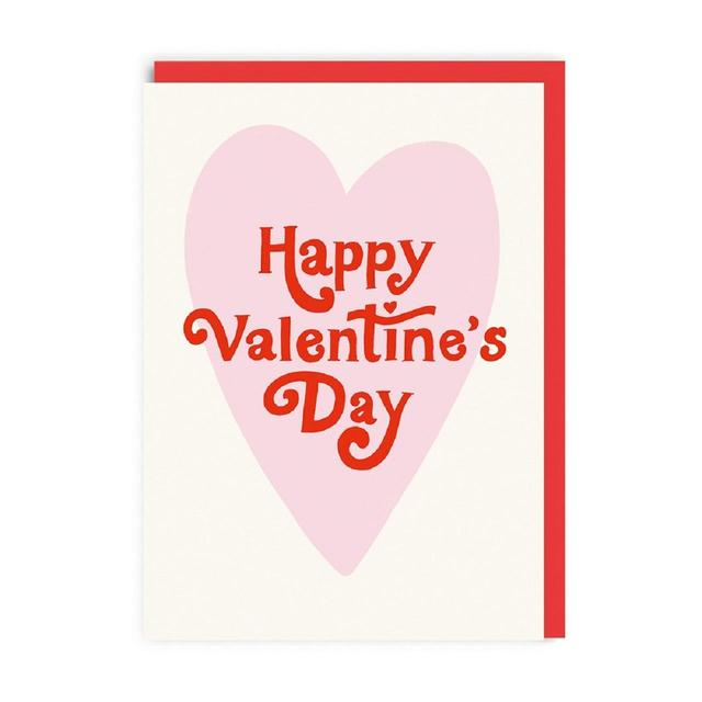 OhhDeer Retro Heart Valentine’s Day Card