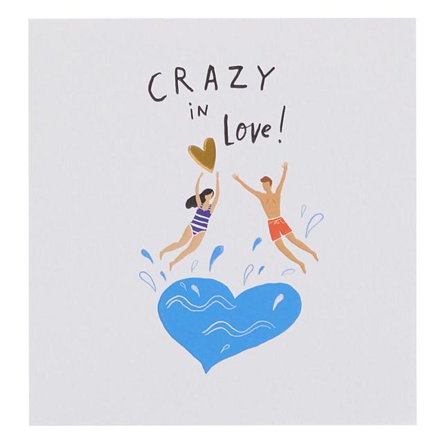UK Greetings Crazy In Love Valentine’s Day Card