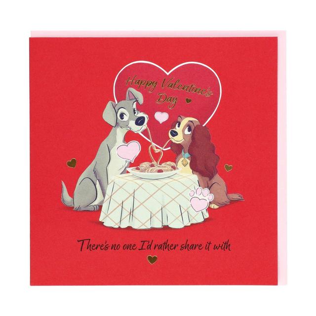 Hallmark M & S Lady and the Tramp Valentine’s Day Card