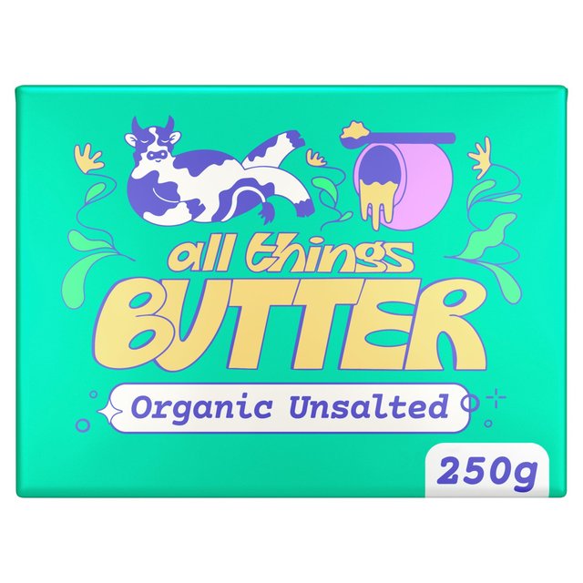 All Things Butter Organic Unsalted Butter, 250g
