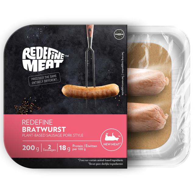Redefine Meat Bratwurst Sausage, 2 x 100g