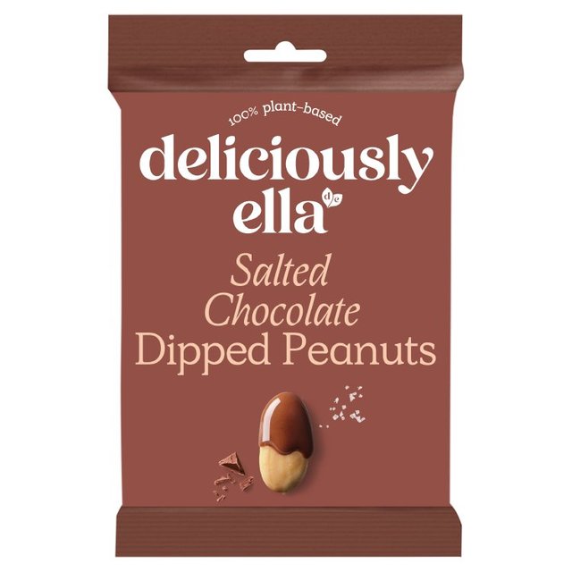 Deliciously Ella Salted Chocolate Dipped Peanuts, 81g