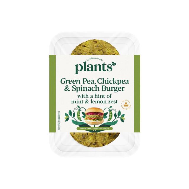 Plants by DE Pea & Spinach Burger, 2 x 110g