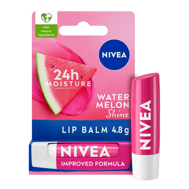 Nivea Watermelon Shine Lip Balm, 4.8g