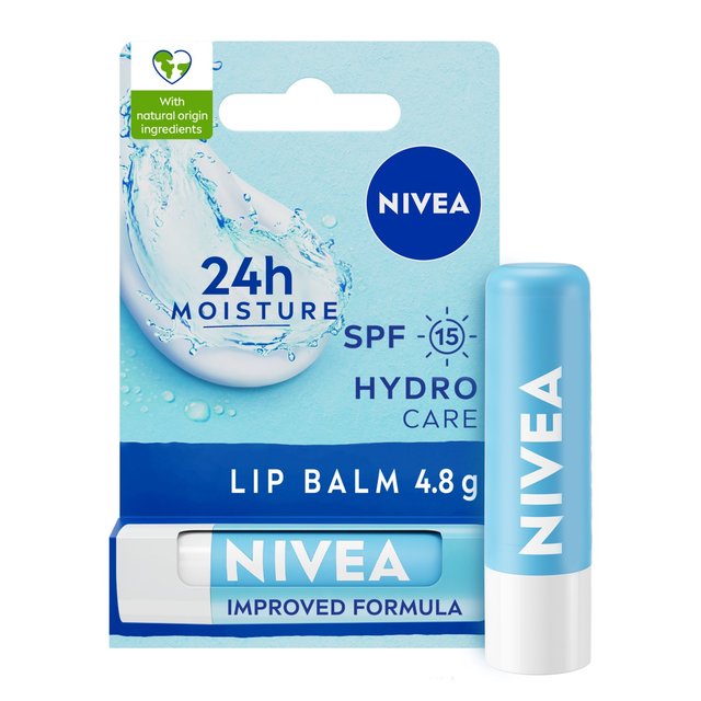 Nivea Hydro Care Lip Balm SPF15, 4.8g