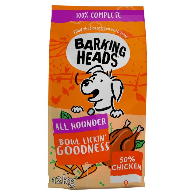 Barking Heads All Hounder Bowl Lickin’ Goodness Chicken Dry Dog Food, 12kg