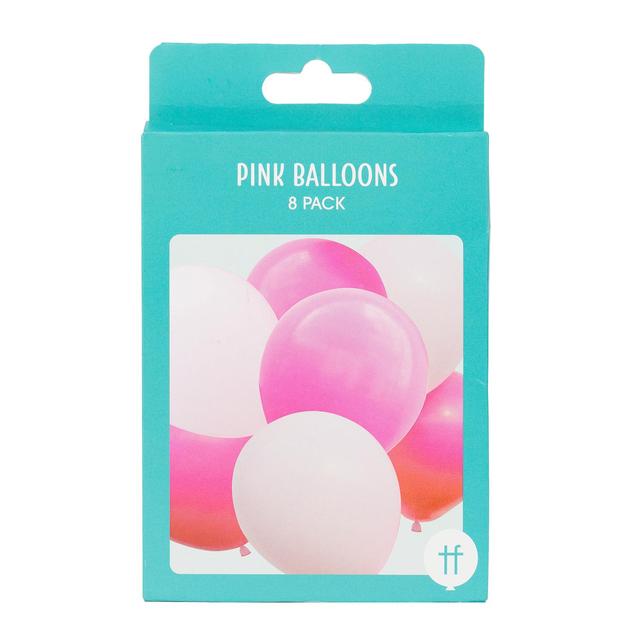 Talking Tables Pink Party Balloons, 8 per Pack
