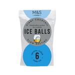 M&S 6 Giant Cocktail Ice Balls