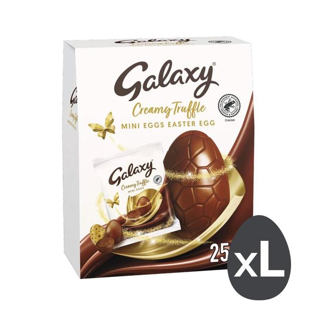 Galaxy Milk Chocolate Creamy Truffle Minis Extra Large Easter Egg, 252g