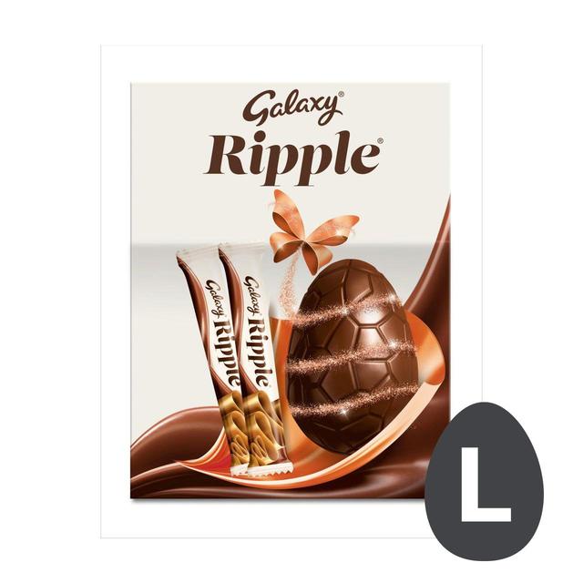 Galaxy Ripple Milk Chocolate Bar Extra Large Easter Egg, 238g