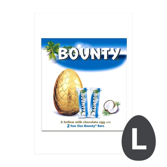 Bounty Coconut Milk Chocolate Easter Egg With 2 Fun Size Bars, 207g