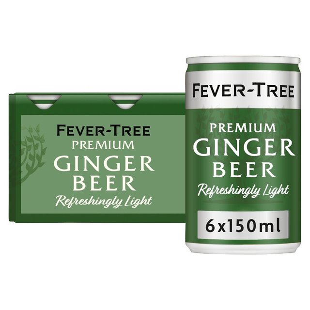 Fever-Tree Ginger Beer, 6 x 150ml