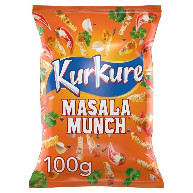 Kurkure Masala Munch Sharing Snacks Crisps, 100g