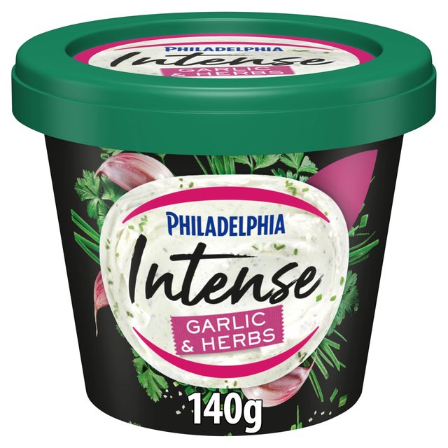 Philadelphia Intense Garlic & Herbs, 140g