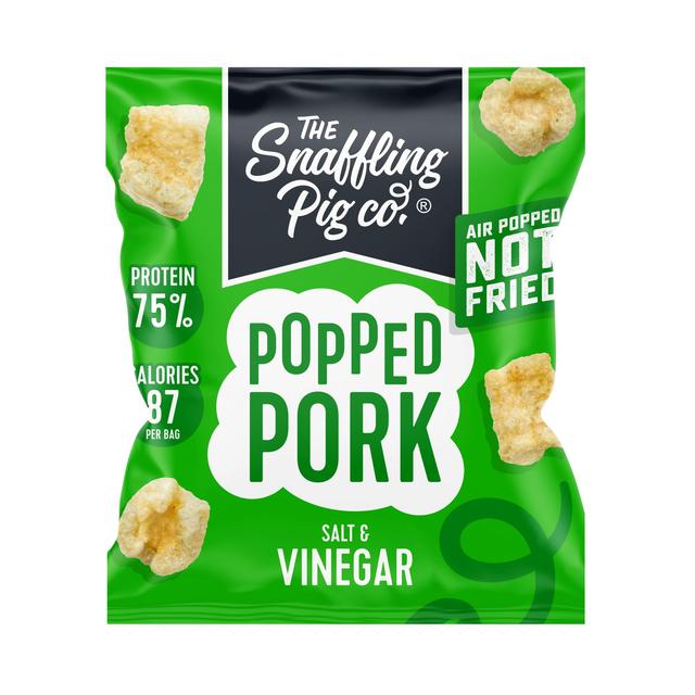 Snaffling Pig Popped Pork Salt & Vinegar, 20g