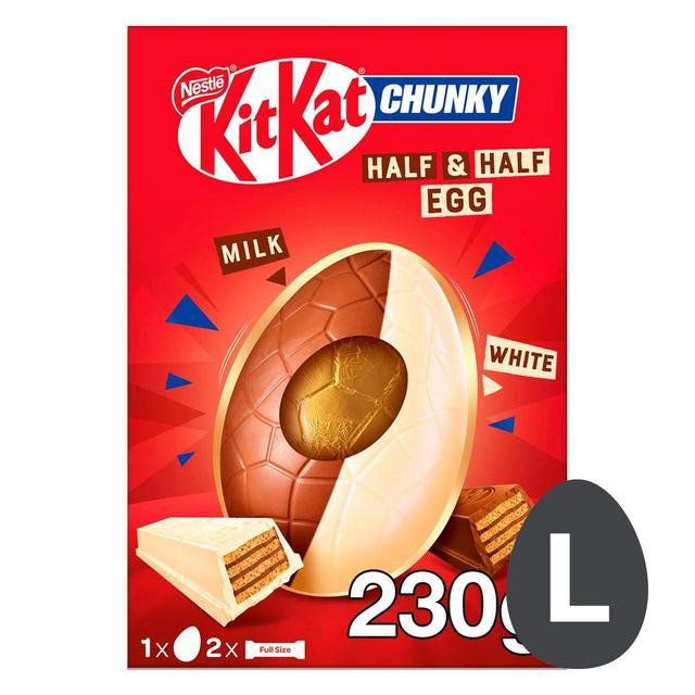 Kit Kat Chunky White & Milk Giant Easter Egg, 4 x 230g