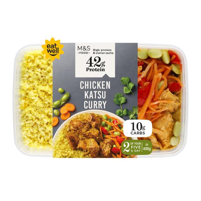 M & S High Protein Chicken Katsu Curry Box, 400g