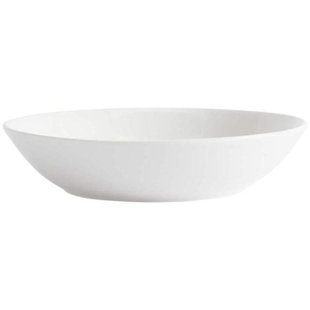 M & S Collection Set of 4 Porcelain Pasta Bowls, White, 4 per Pack