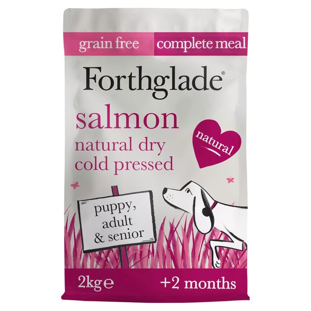Forthglade Natural Dry Grain Free Salmon Cold Pressed, 2kg