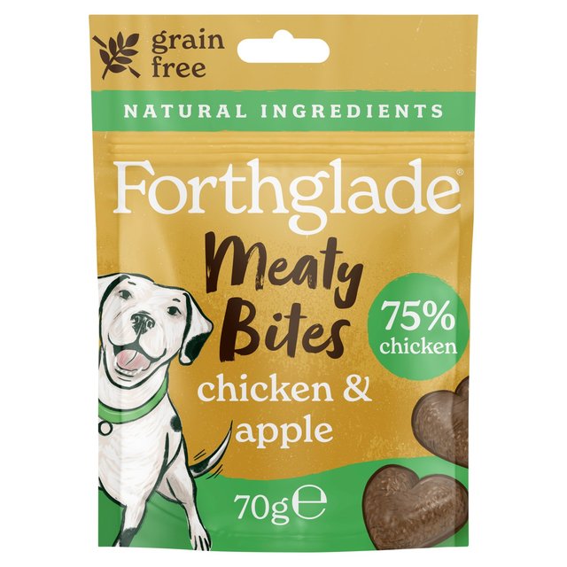Forthglade Natural Meaty Bites Chicken With Apple, 70g