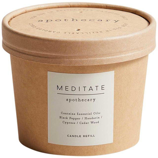M & S Apothecary Meditate Candle Refill