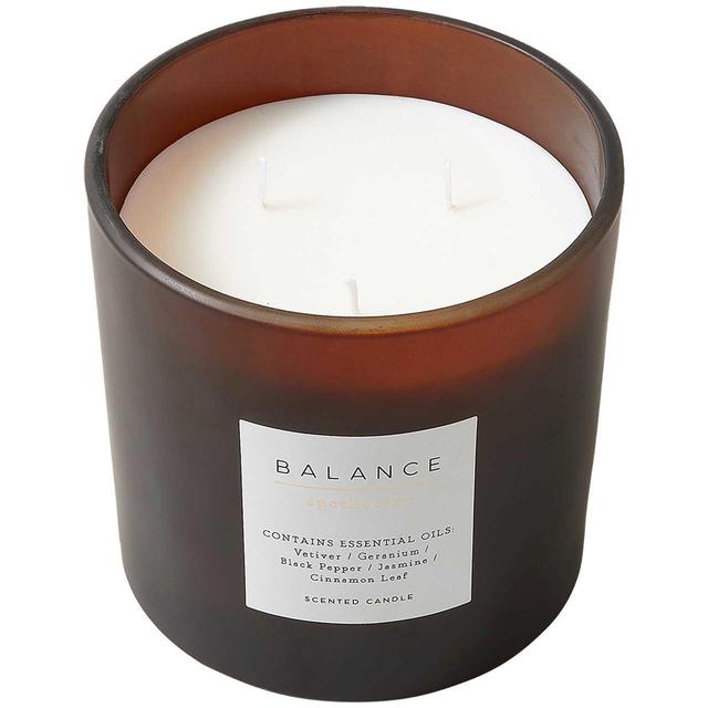 M & S Apothecary Balance 3 Wick Candle
