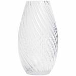 M&S Medium Swirl Glass Vase