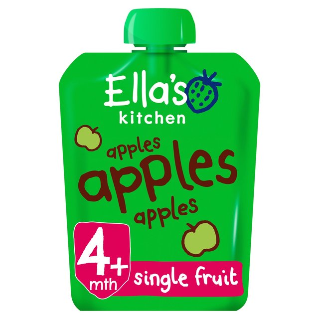 Ella’s Kitchen Apples Apples Apples First Tastes Baby Food Pouch 4+ Months, 70g