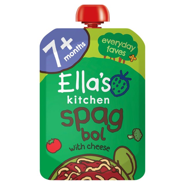 Ella’s Kitchen Spag Bol Baby Food Pouch 7+ Months, 130g