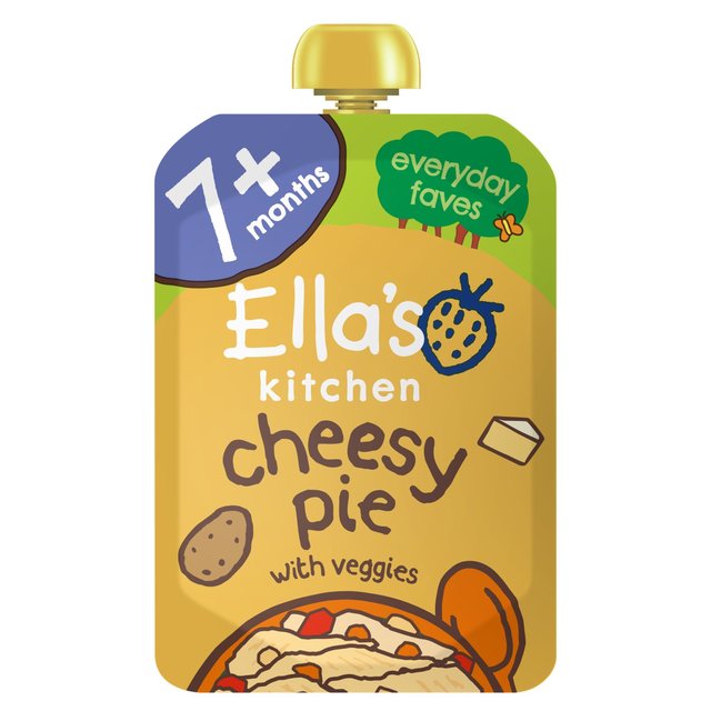 Ella’s Kitchen Cheesy Pie Baby Food Pouch 7+ Months, 130g